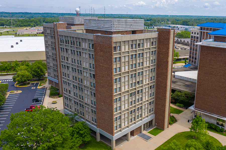 Exterior image of Hines Hall